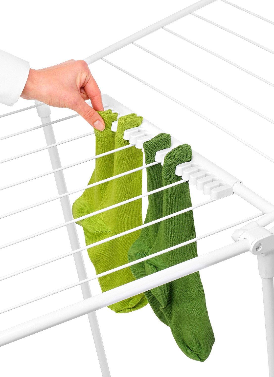 Brabantia HangOn Too droogrek 22 meter - detail 2 wit