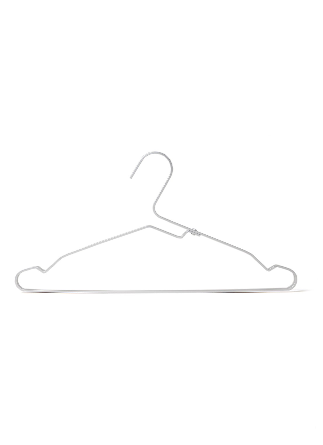 Brabantia Kledinghangers set van 4 - voorkant zilver