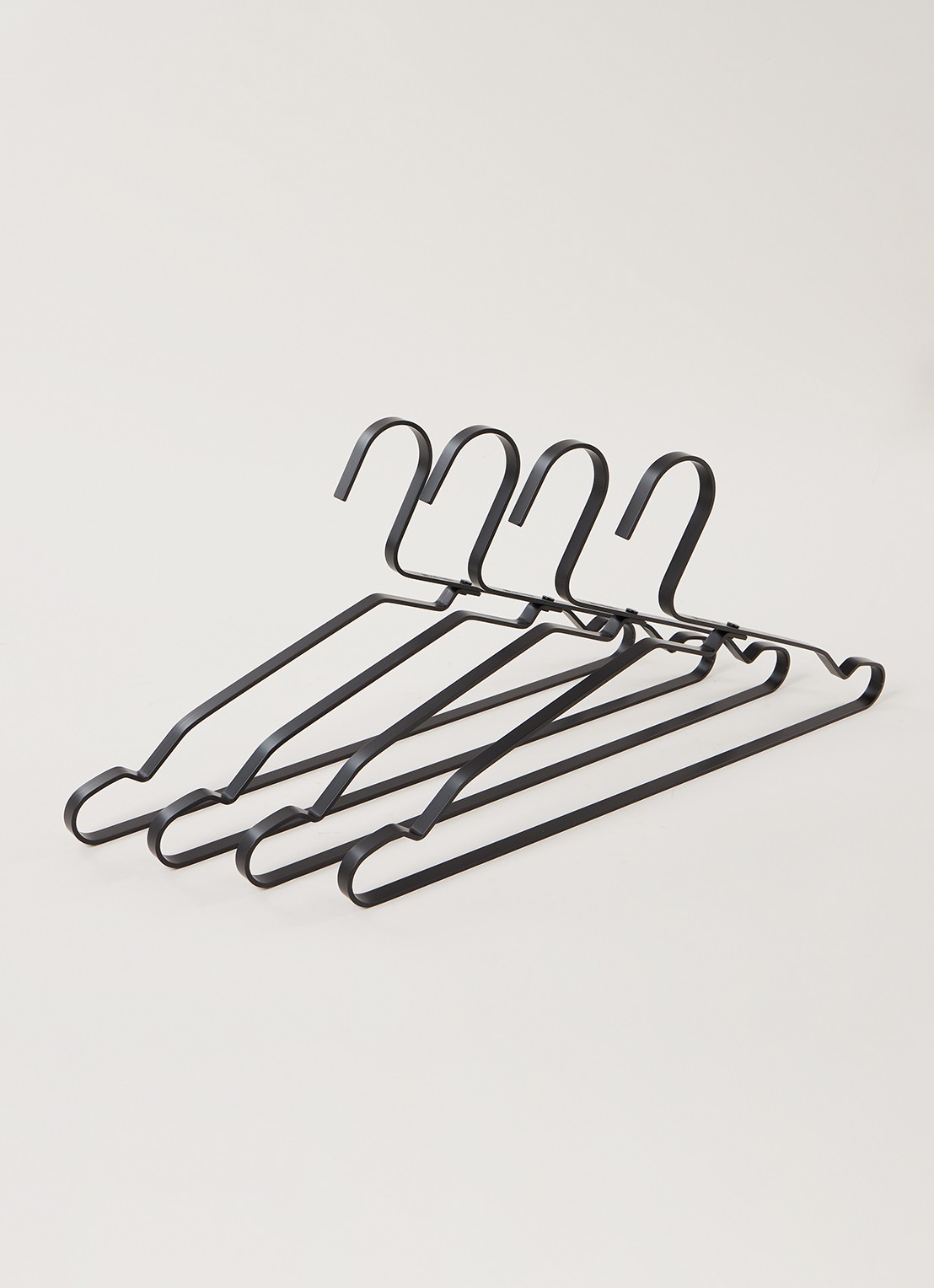 Brabantia Kledinghangers set van 4 - detail zwart