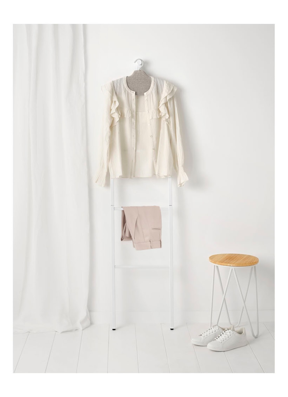Brabantia Linn Dressboy kledinghouder 97 cm  - detail wit