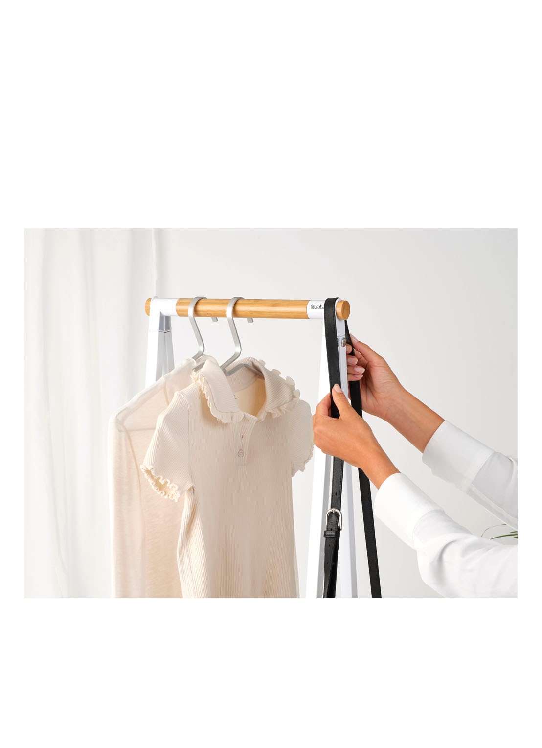Brabantia Linn kledingrek 170 cm - detail 3 wit