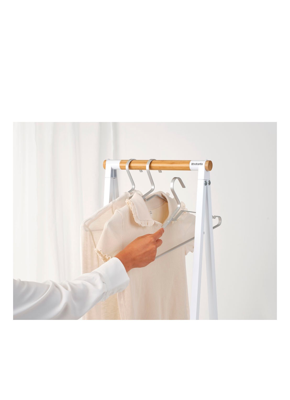 Brabantia Linn kledingrek 170 cm - detail 4 wit