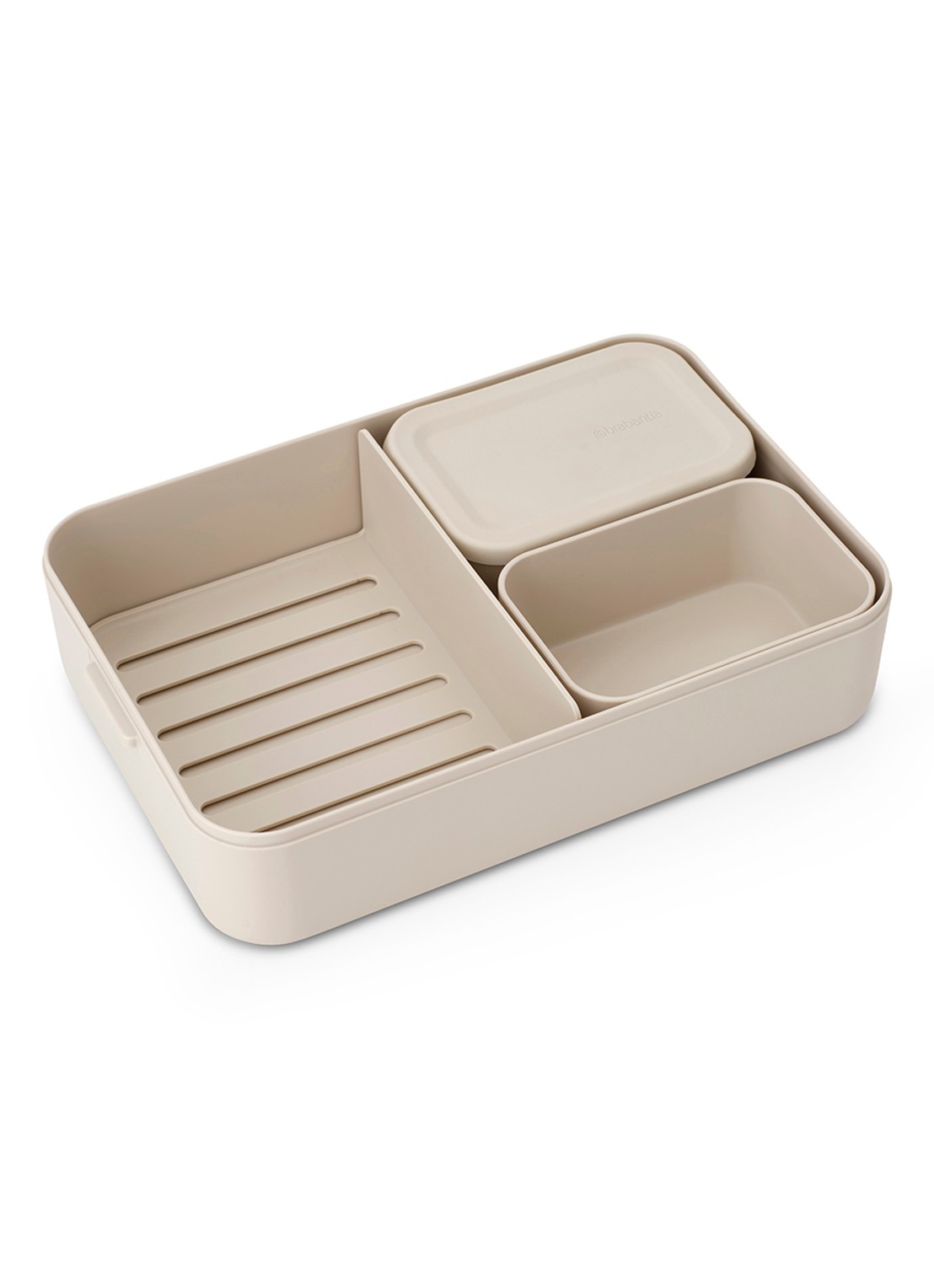 Brabantia Make & Take bento lunchbox/broodtrommel - detail 5 beige