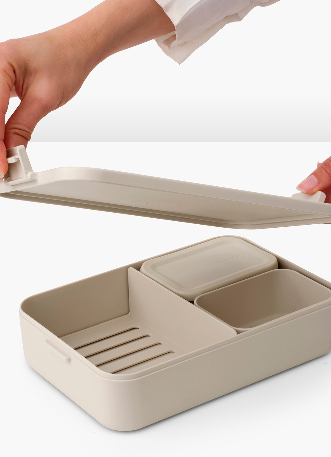Brabantia Make & Take bento lunchbox/broodtrommel - detail 7 beige