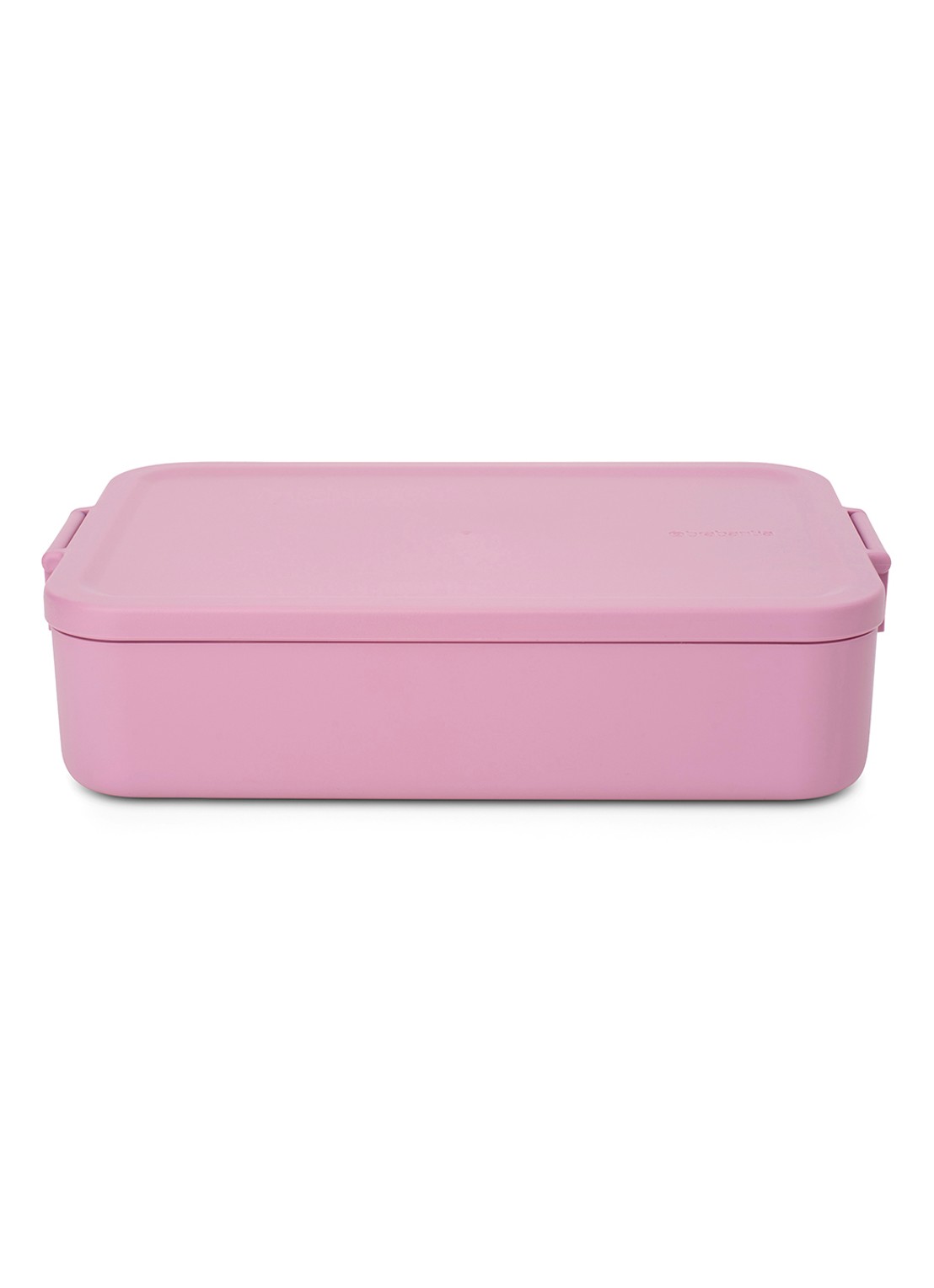 Brabantia Make & Take bento lunchbox/broodtrommel - voorkant 2 donkerroze