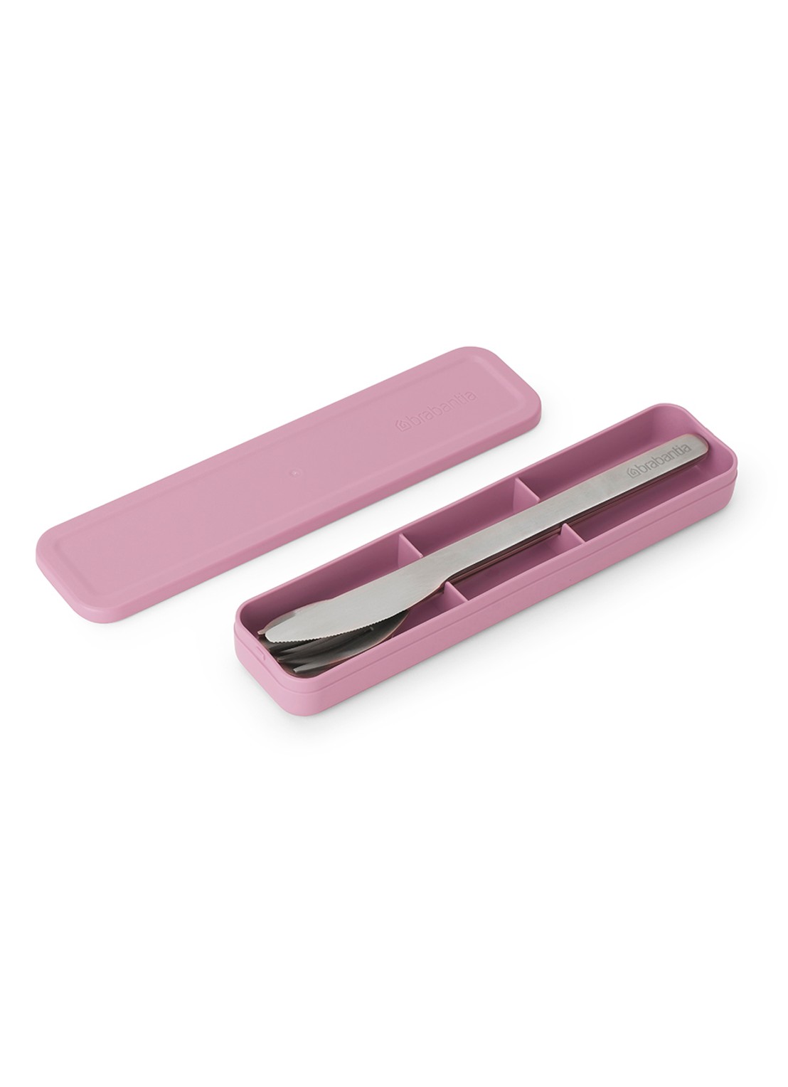 Brabantia Make & Take bestekset 3-delig - voorkant 2 donkerroze