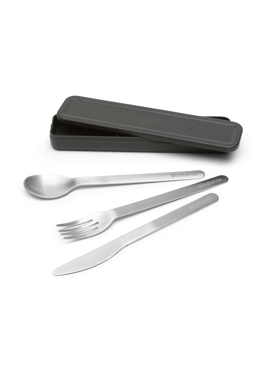Brabantia Make & Take bestekset in houder 3-delig - achterkant zwart