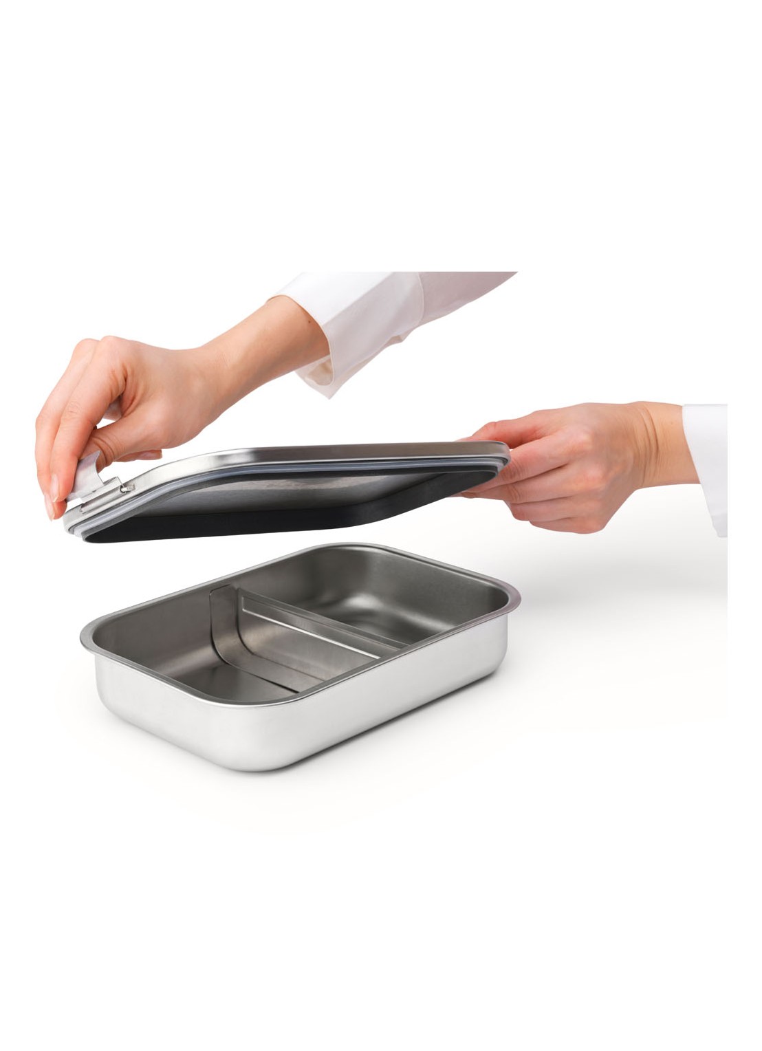 Brabantia Make & Take large lunchbox 2 liter - detail 3 metallic