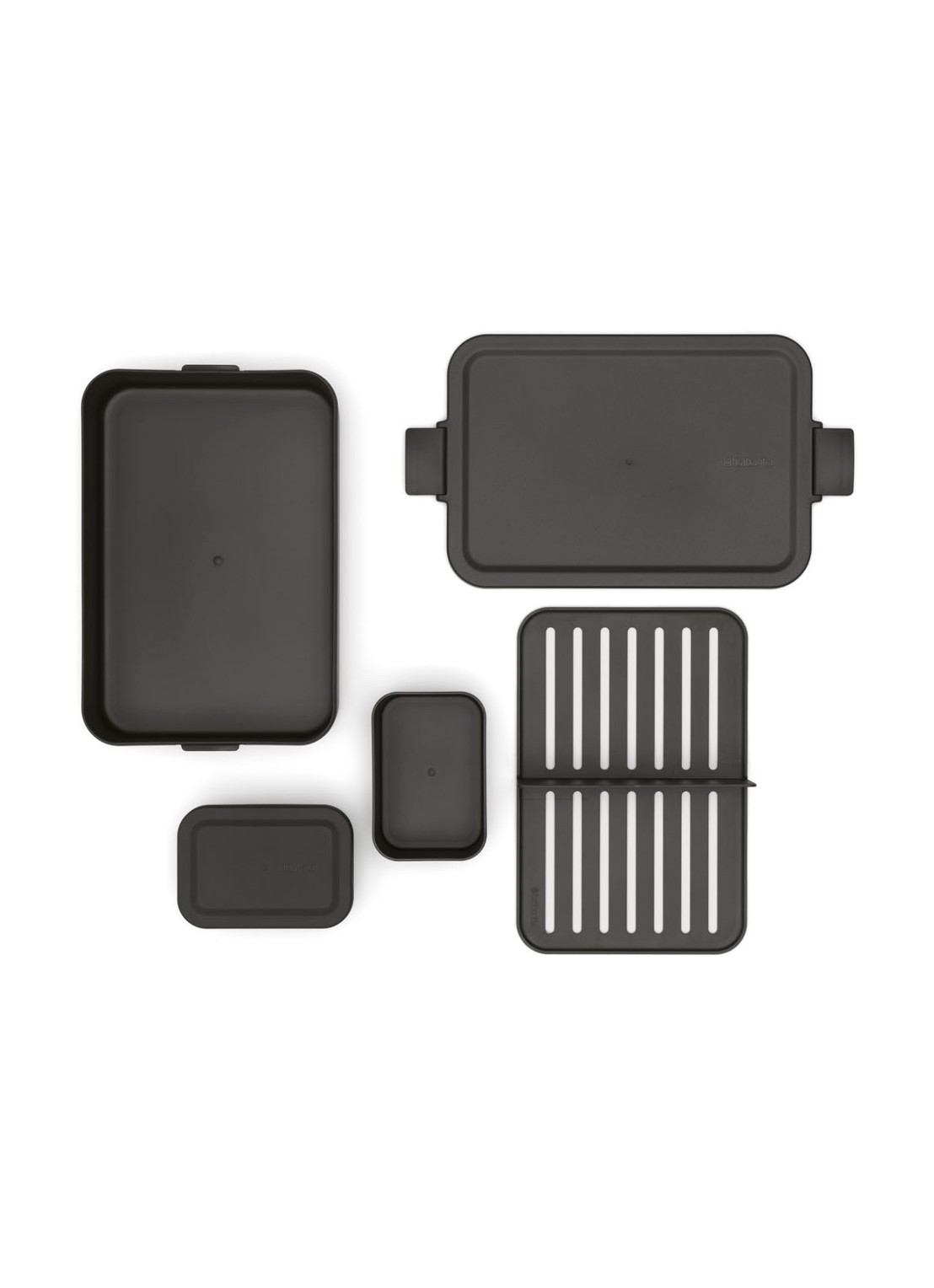 Brabantia Make & Take large lunchbox  - detail 4 donkergrijs