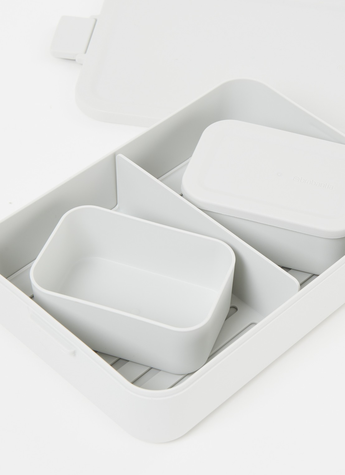 Brabantia Make & Take large lunchbox  - voorkant 3 lichtgrijs