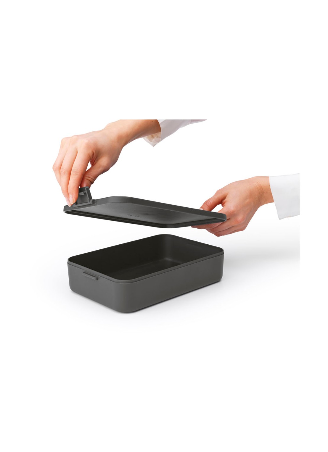 Brabantia Make & Take large lunchbox  - achterkant 6 donkergrijs