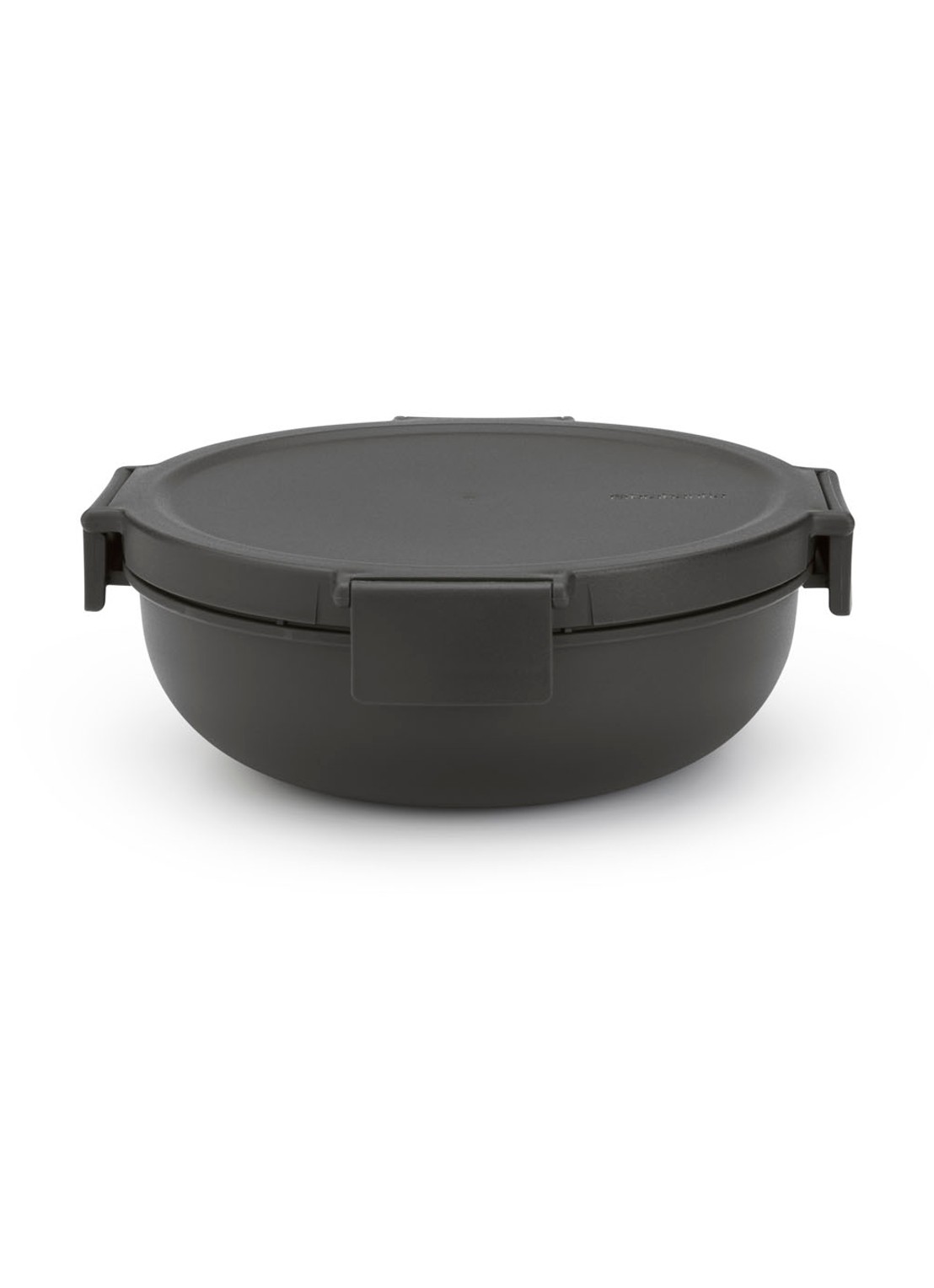 Brabantia Make & Take lunchbox 1,3 liter - voorkant 4 donkergrijs