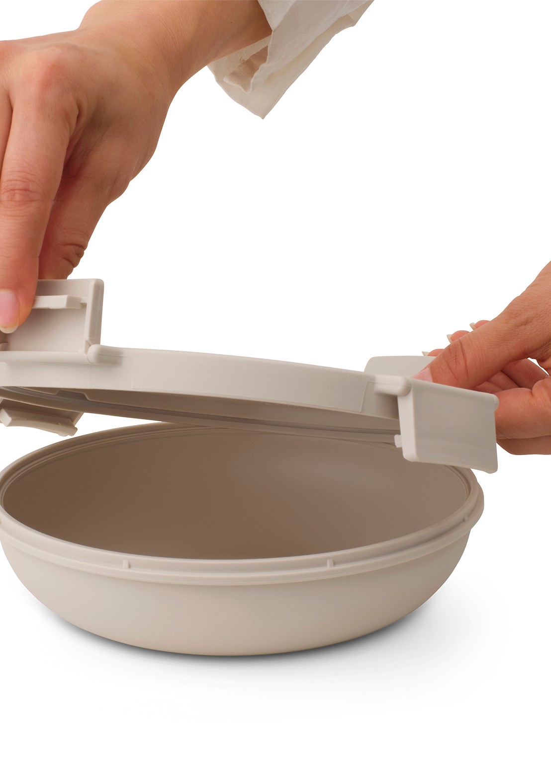 Brabantia Make & Take lunchkom 1 liter - achterkant 7 beige