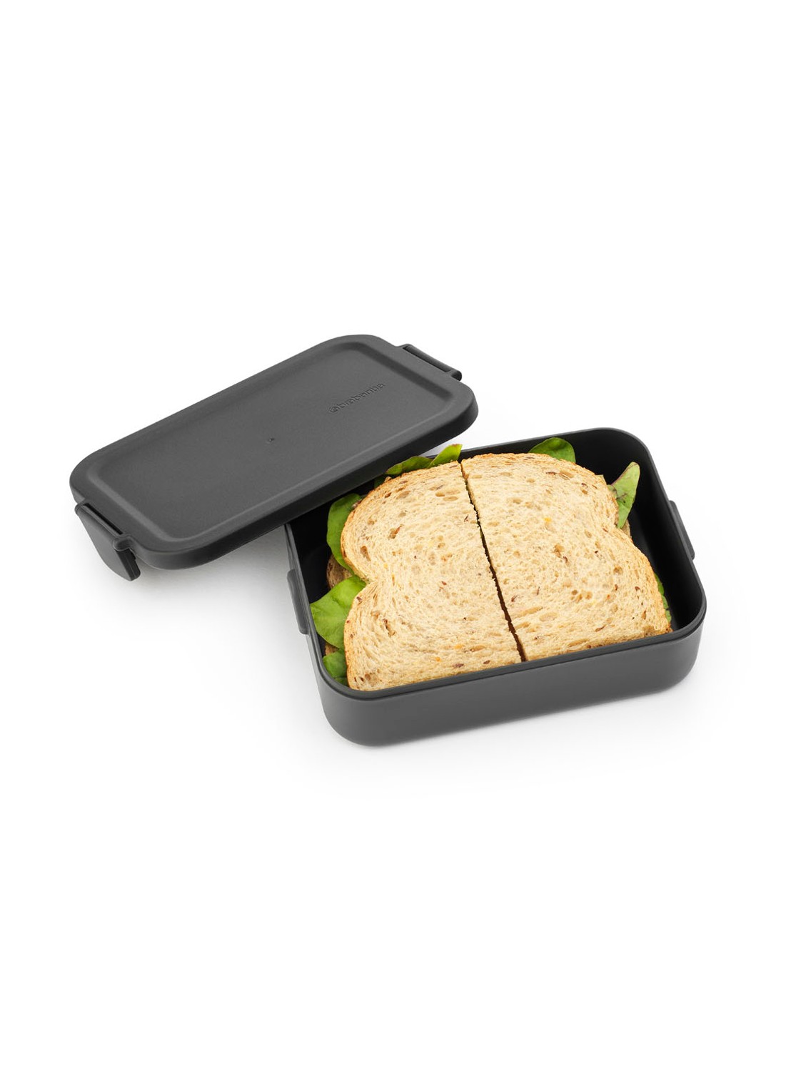 Brabantia Make & Take medium lunchbox  - detail antraciet