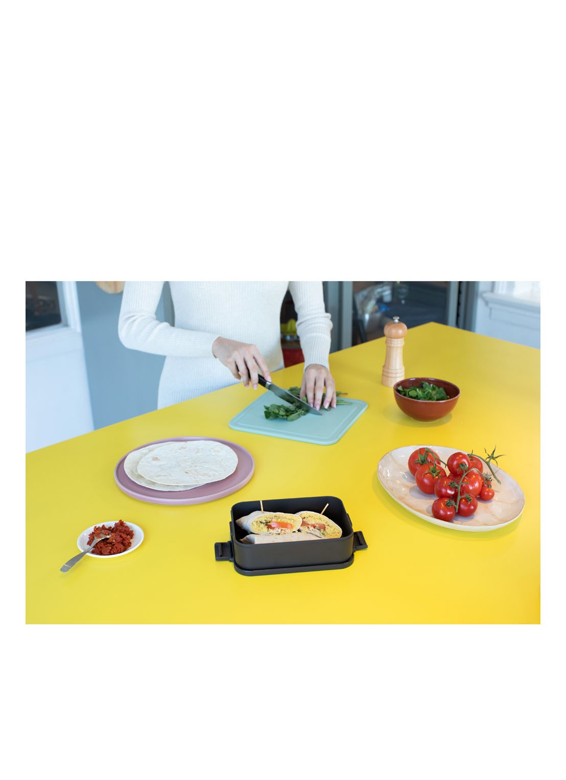 Brabantia Make & Take medium lunchbox  - detail 3 antraciet
