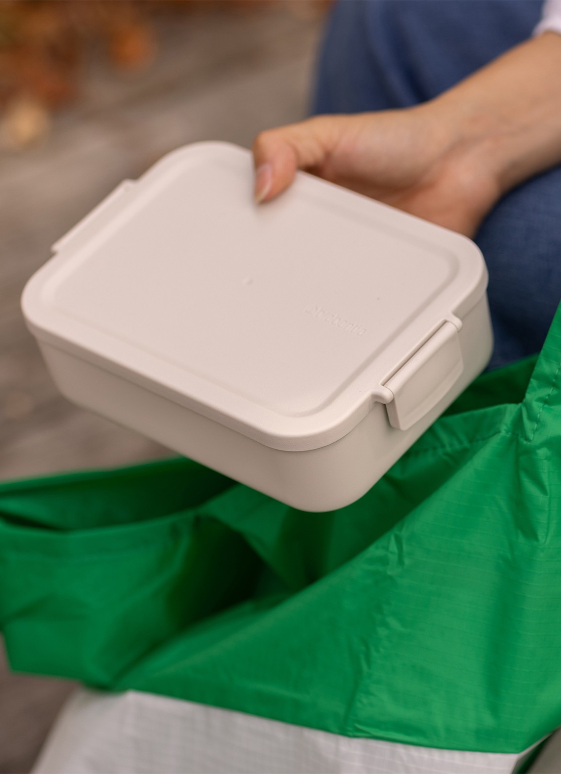 Brabantia Make & Take medium lunchbox - detail 3 beige
