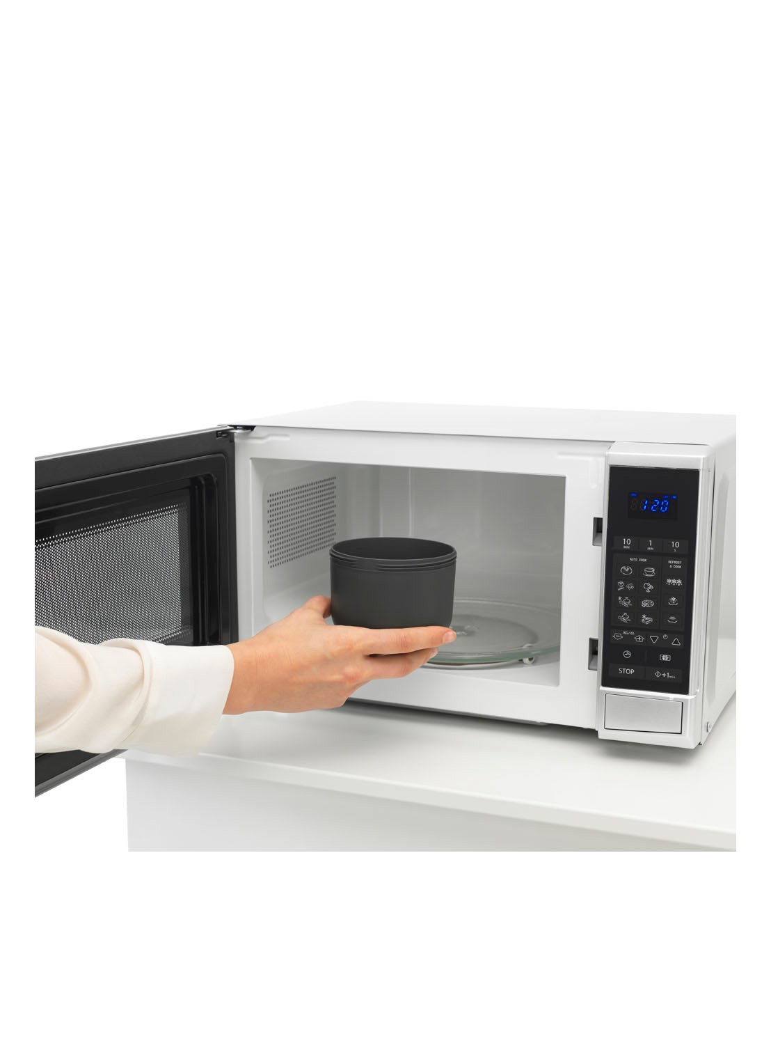 Brabantia Make & Take ontbijtkom 0,5 L  - achterkant 3 antraciet