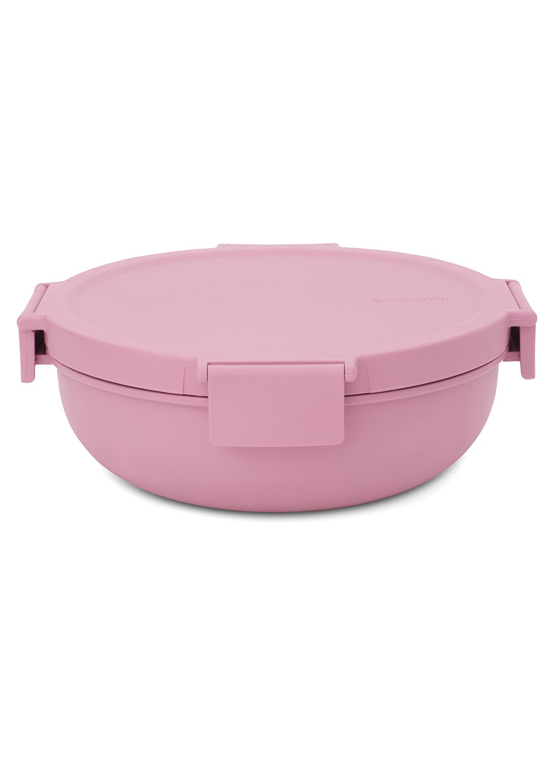 Brabantia Make & Take Salade Lunchbox To Go 1,3 liter - voorkant 5 donkerroze