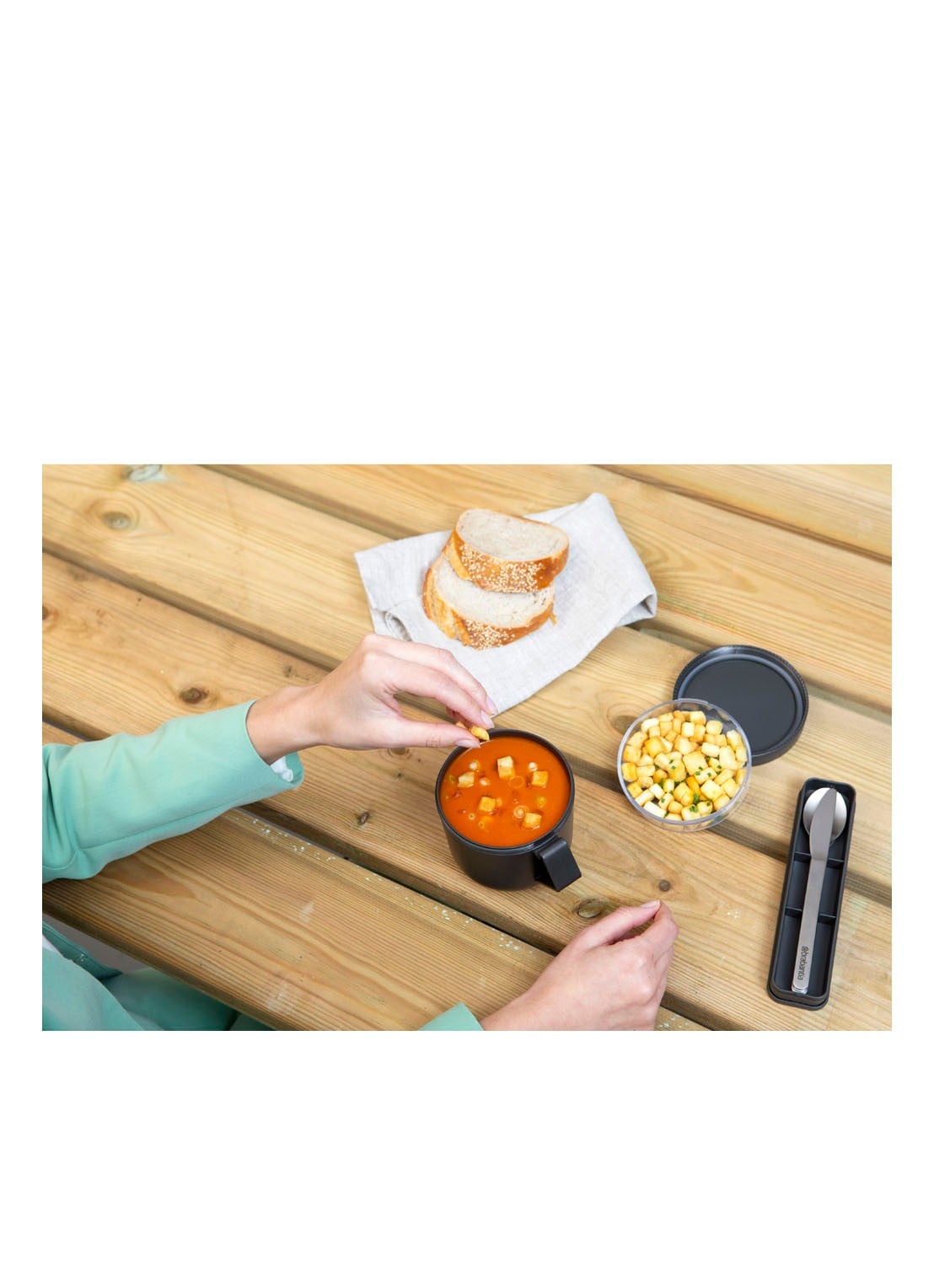 Brabantia Make & Take soepbeker 60 cl - detail 6 zwart