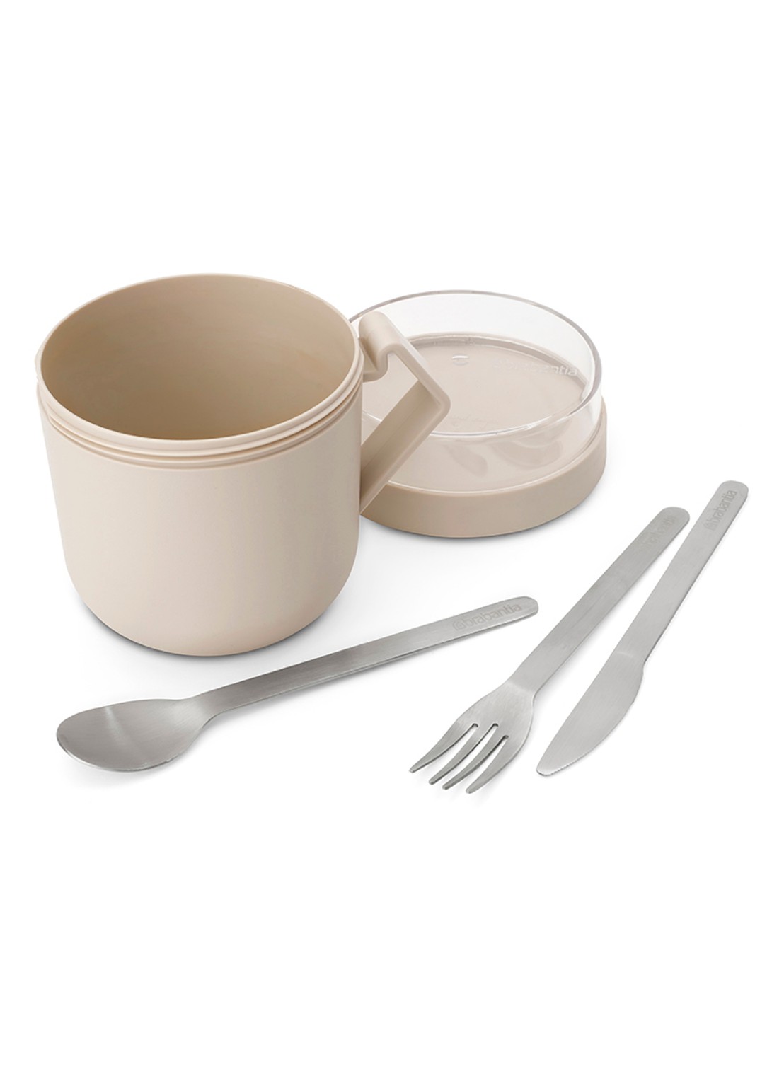 Brabantia Make & Take soepbeker 600 ml - achterkant 8 beige