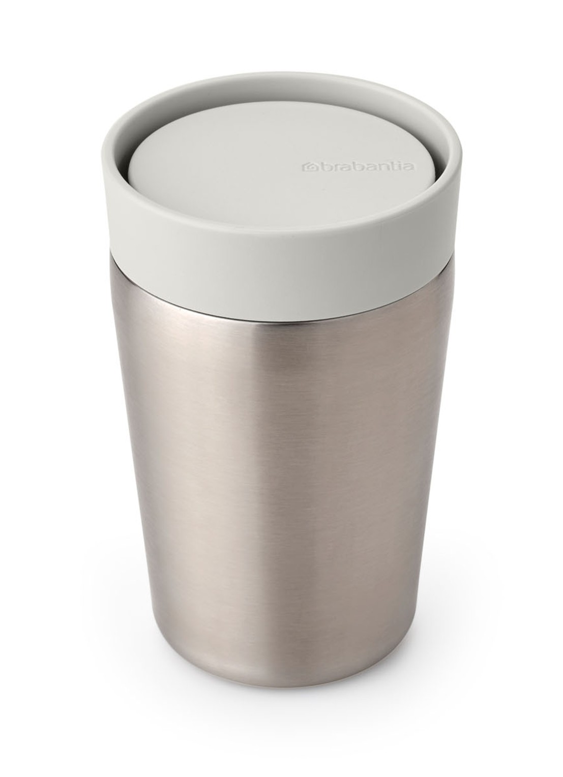 Brabantia Make & Take thermosbeker 20 cl   - voorkant lichtgrijs