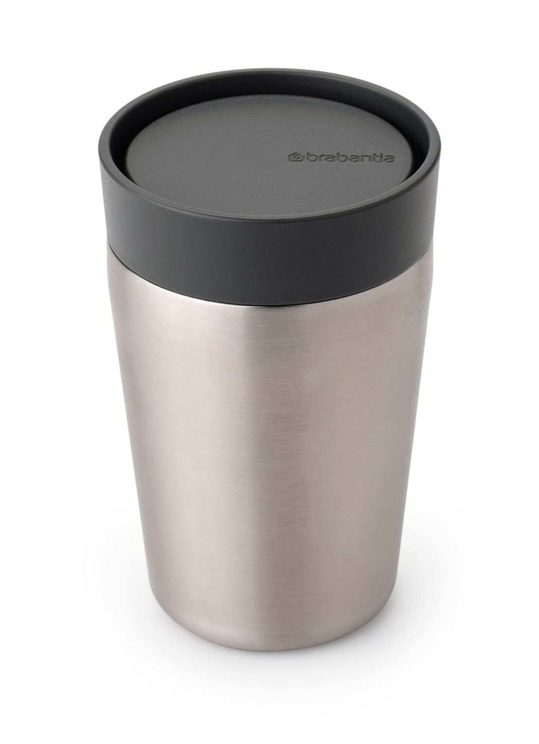 Brabantia Make & Take thermosbeker 20 cl   - voorkant grijs