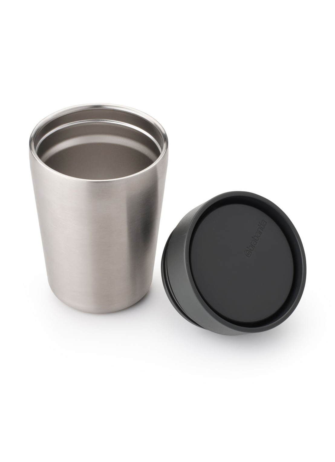 Brabantia Make & Take thermosbeker 20 cl   - voorkant 2 grijs