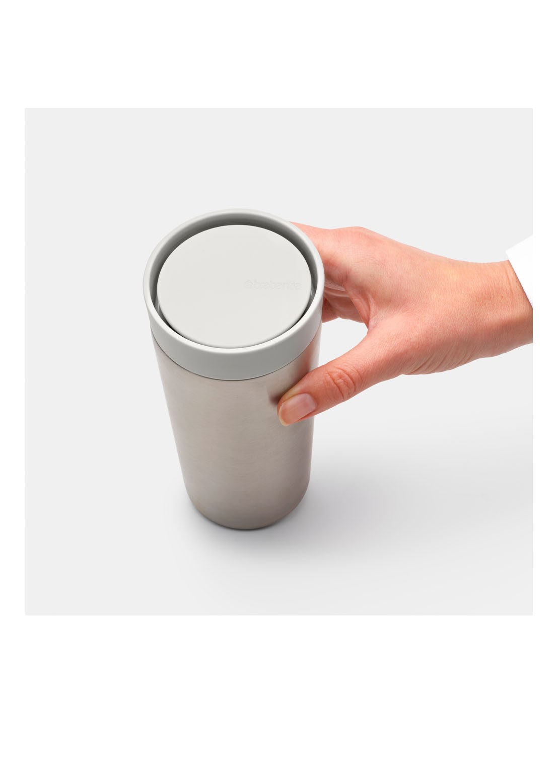 Brabantia Make & Take thermosbeker 36 cl - detail 4 lichtgrijs