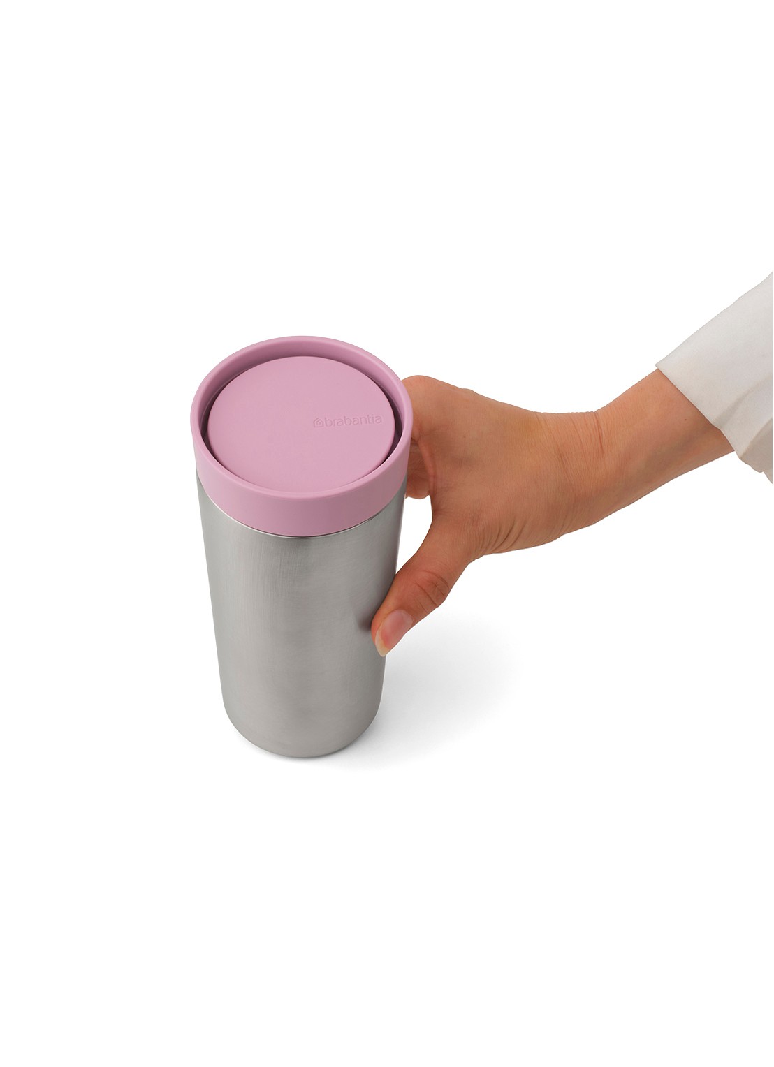 Brabantia Make & Take thermosbeker/koffiebeker 36 cl - detail 3 donkerroze