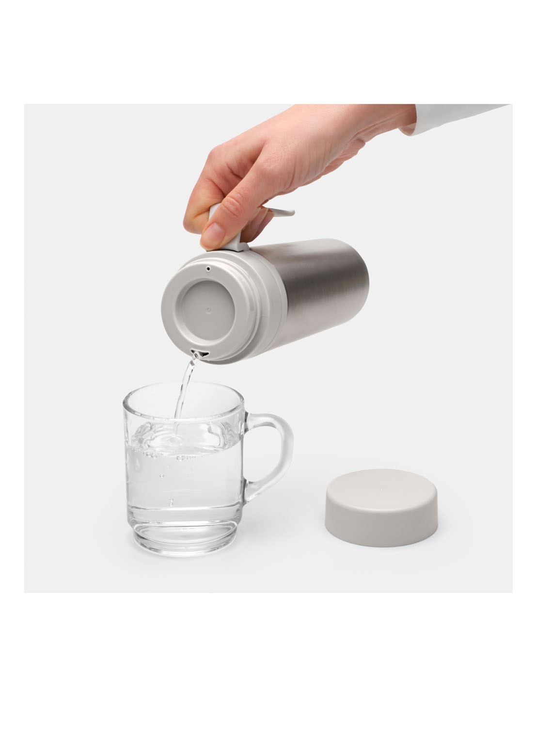 Brabantia Make & Take thermosfles 50 cl   - detail 5 lichtgrijs