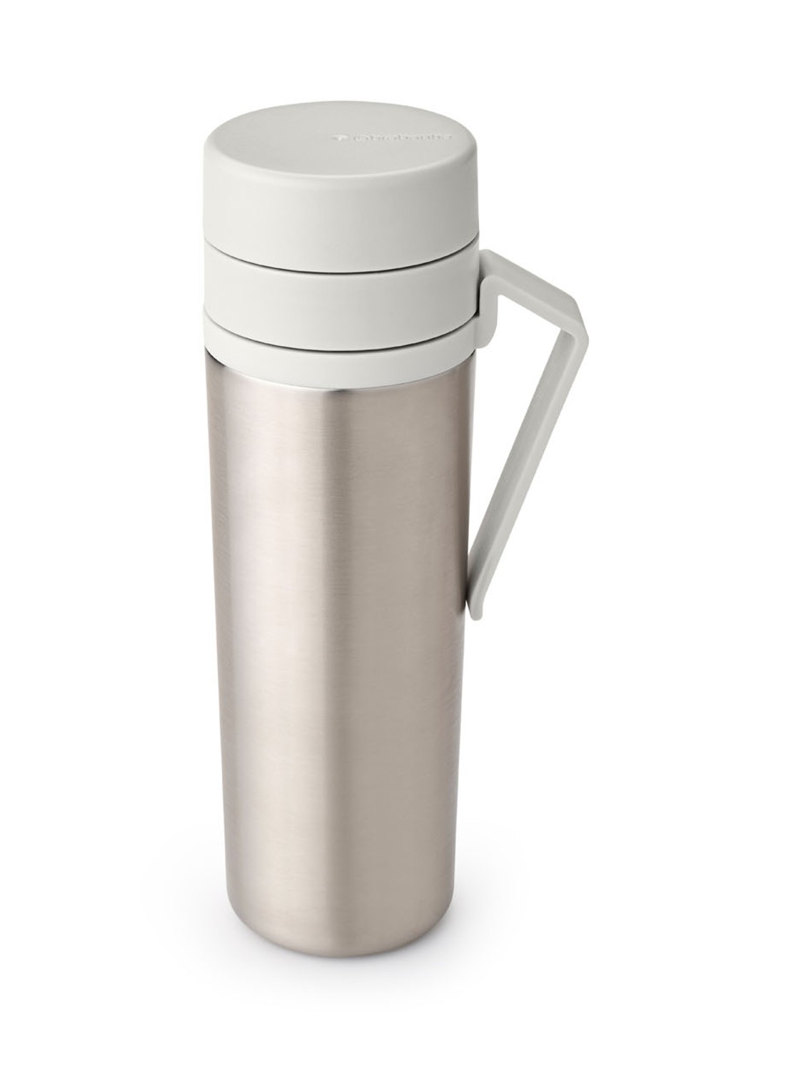 Brabantia Make & Take thermosfles 50 cl   - voorkant lichtgrijs