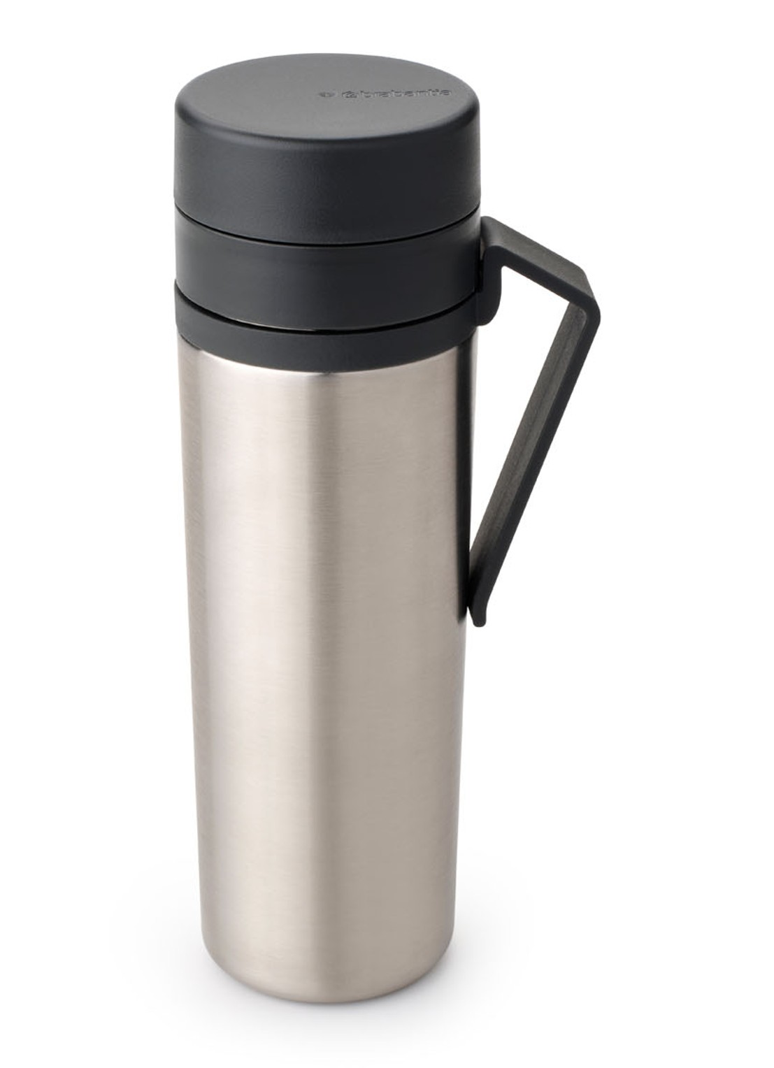 Brabantia Make & Take thermosfles 50 cl   - voorkant grijs