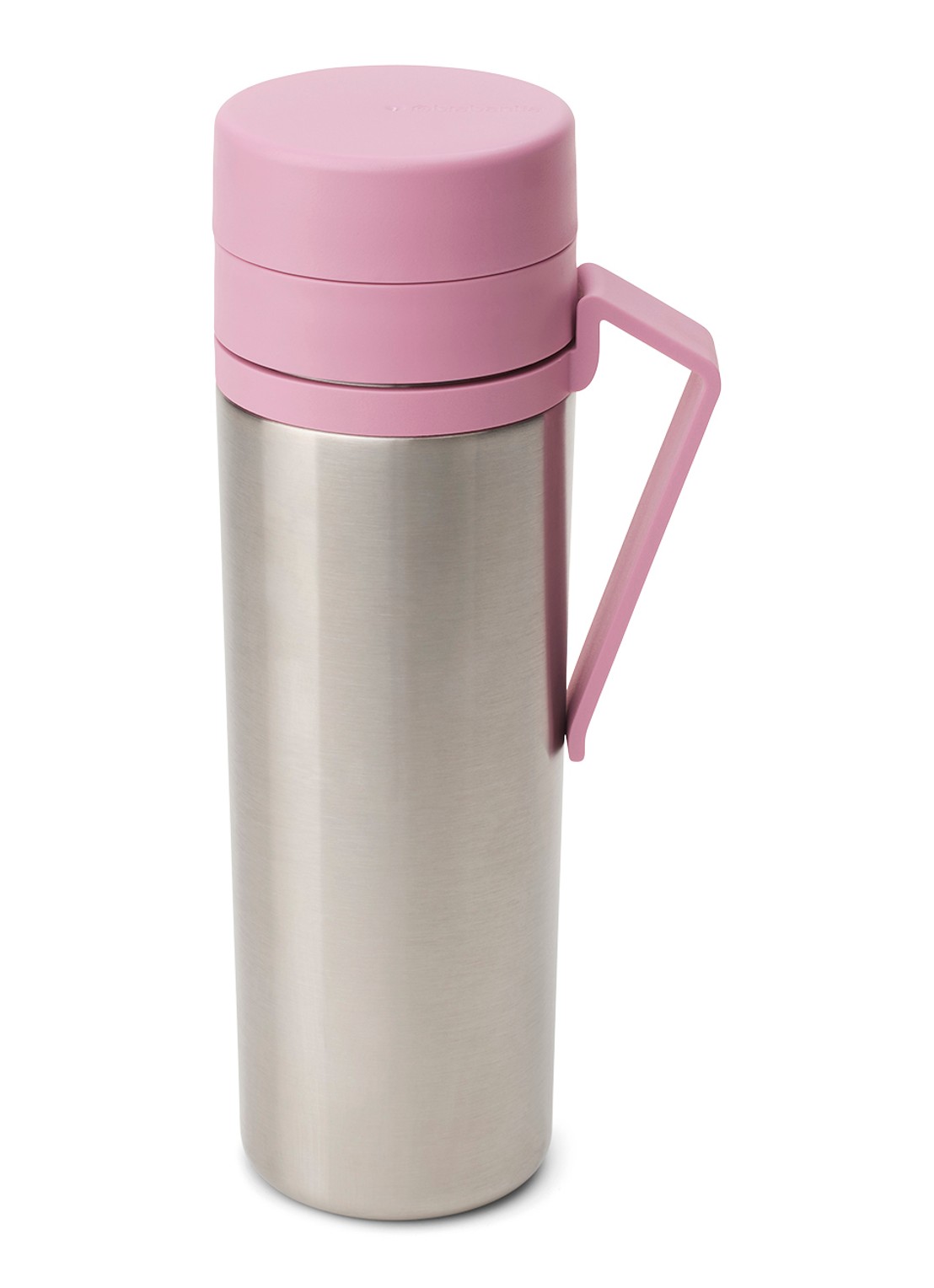 Brabantia Make & Take thermosfles 500 ml  - voorkant donkerroze