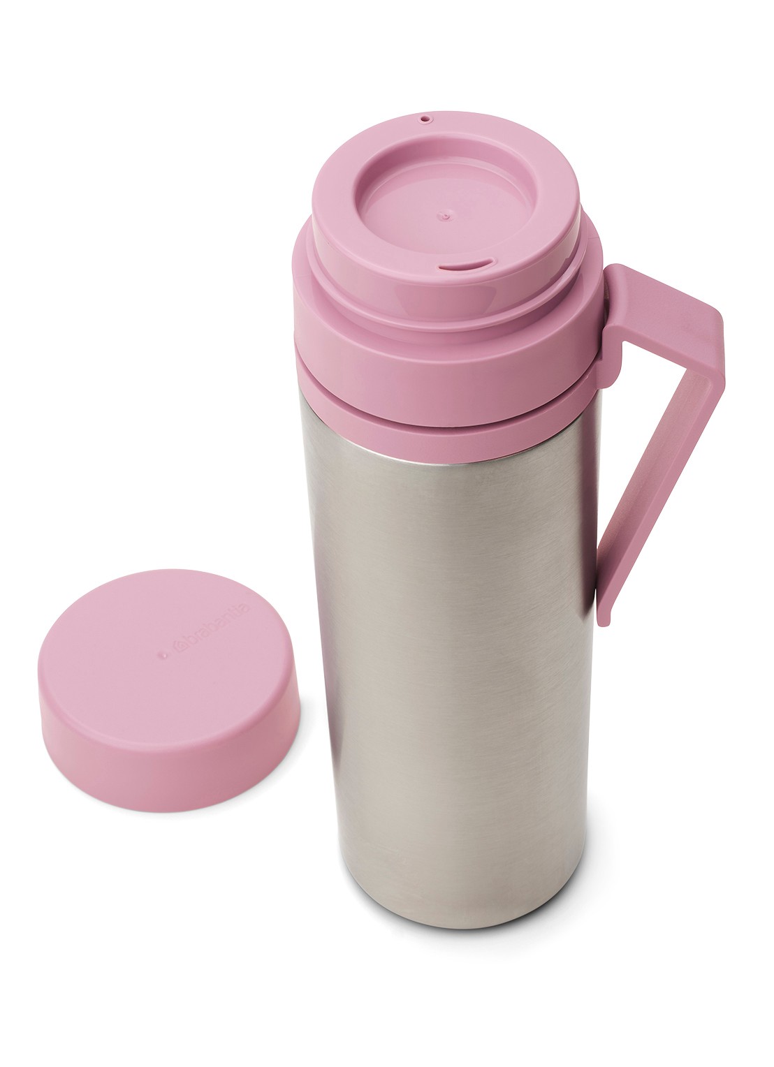 Brabantia Make & Take thermosfles 500 ml  - voorkant 2 donkerroze