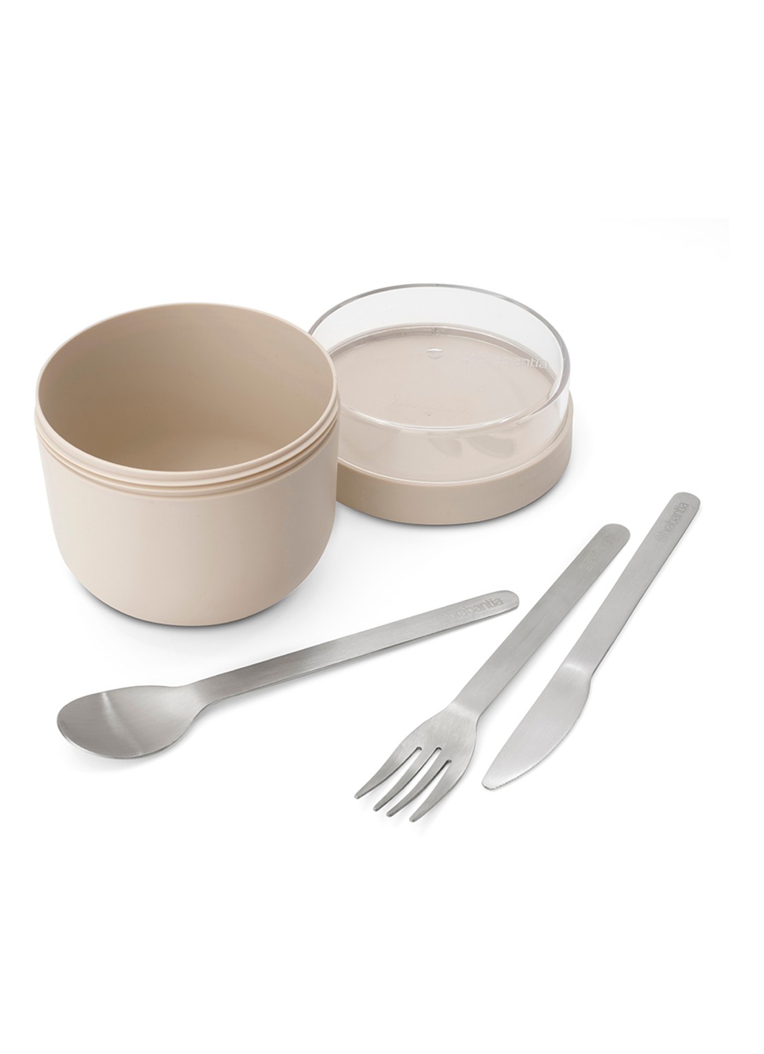 Brabantia Make & Take Yoghurt Beker To Go 500 ml - achterkant beige
