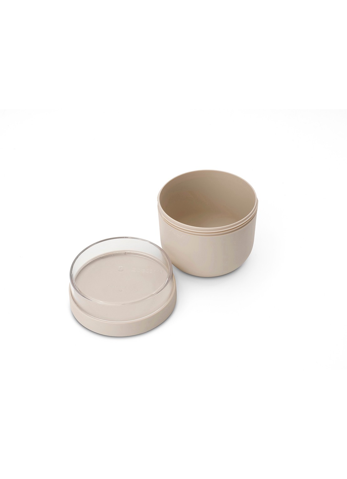 Brabantia Make & Take Yoghurt Beker To Go 500 ml - voorkant 3 beige