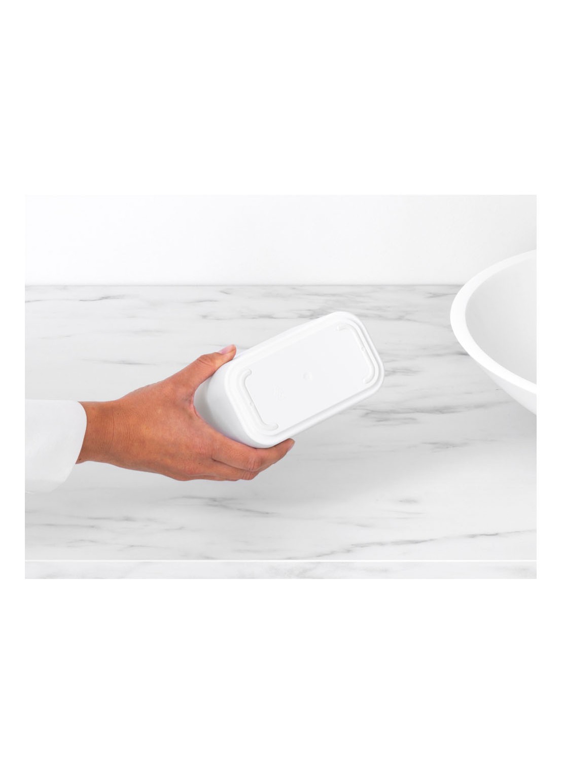 Brabantia MindSet badkamer afvalbakje 1,28 liter - detail 5 wit