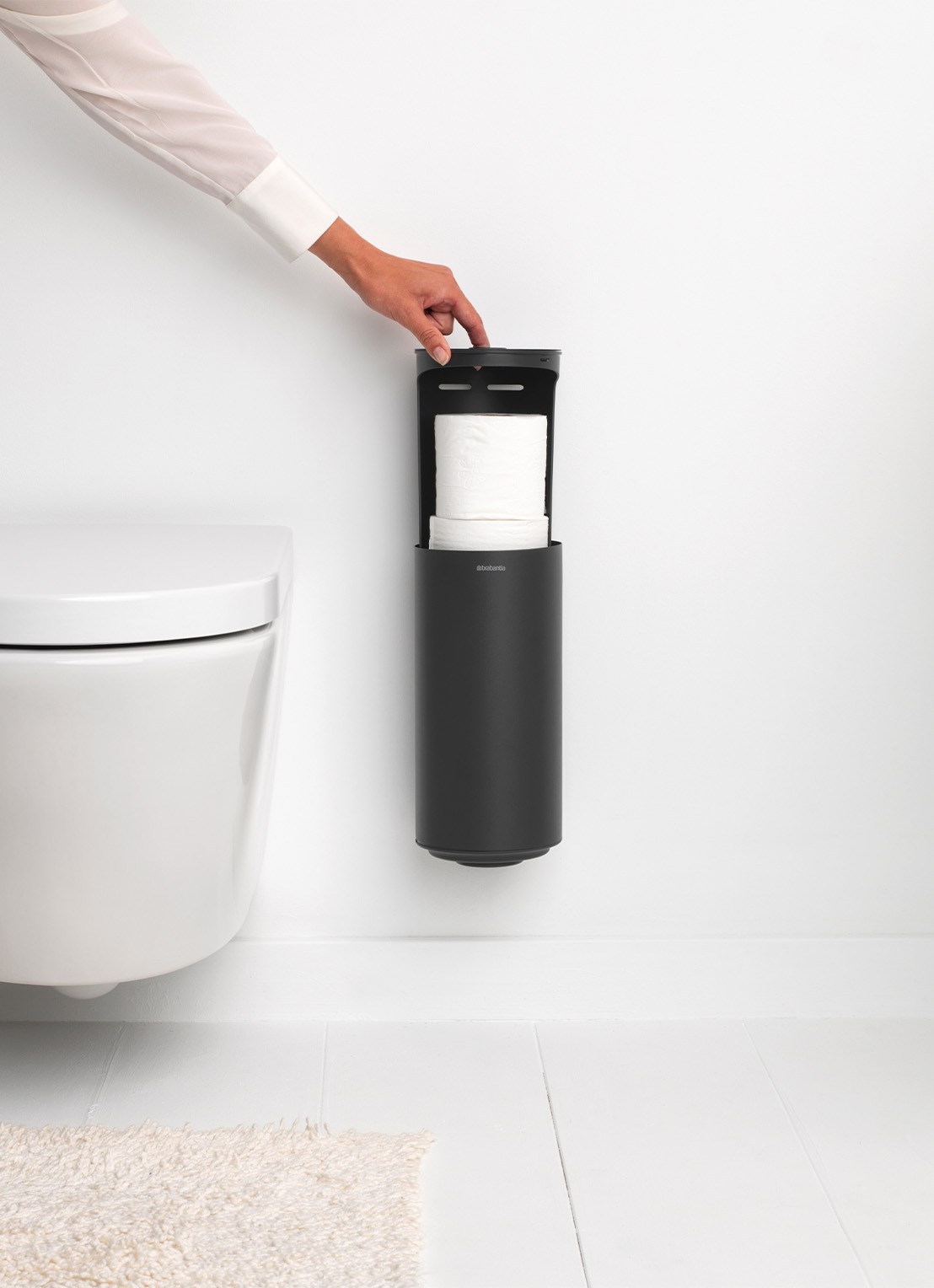 Brabantia MindSet toiletaccessoires 3-delig  - detail 4 antraciet