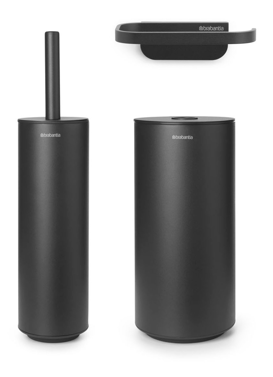 Brabantia MindSet toiletaccessoires 3-delig  - voorkant 2 antraciet