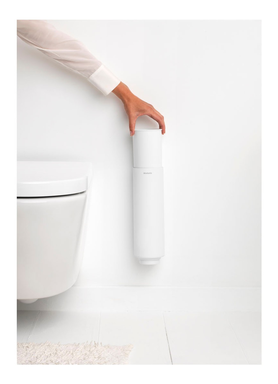Brabantia MindSet toiletborstel met houder 40,6 cm - detail 4 wit