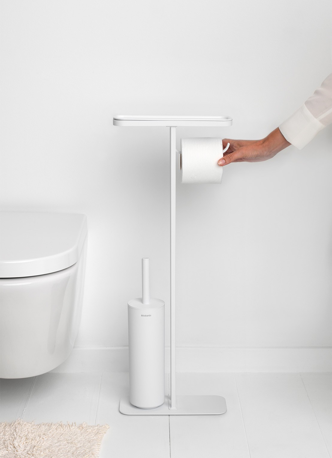 Brabantia MindSet toiletbutler - detail 6 wit
