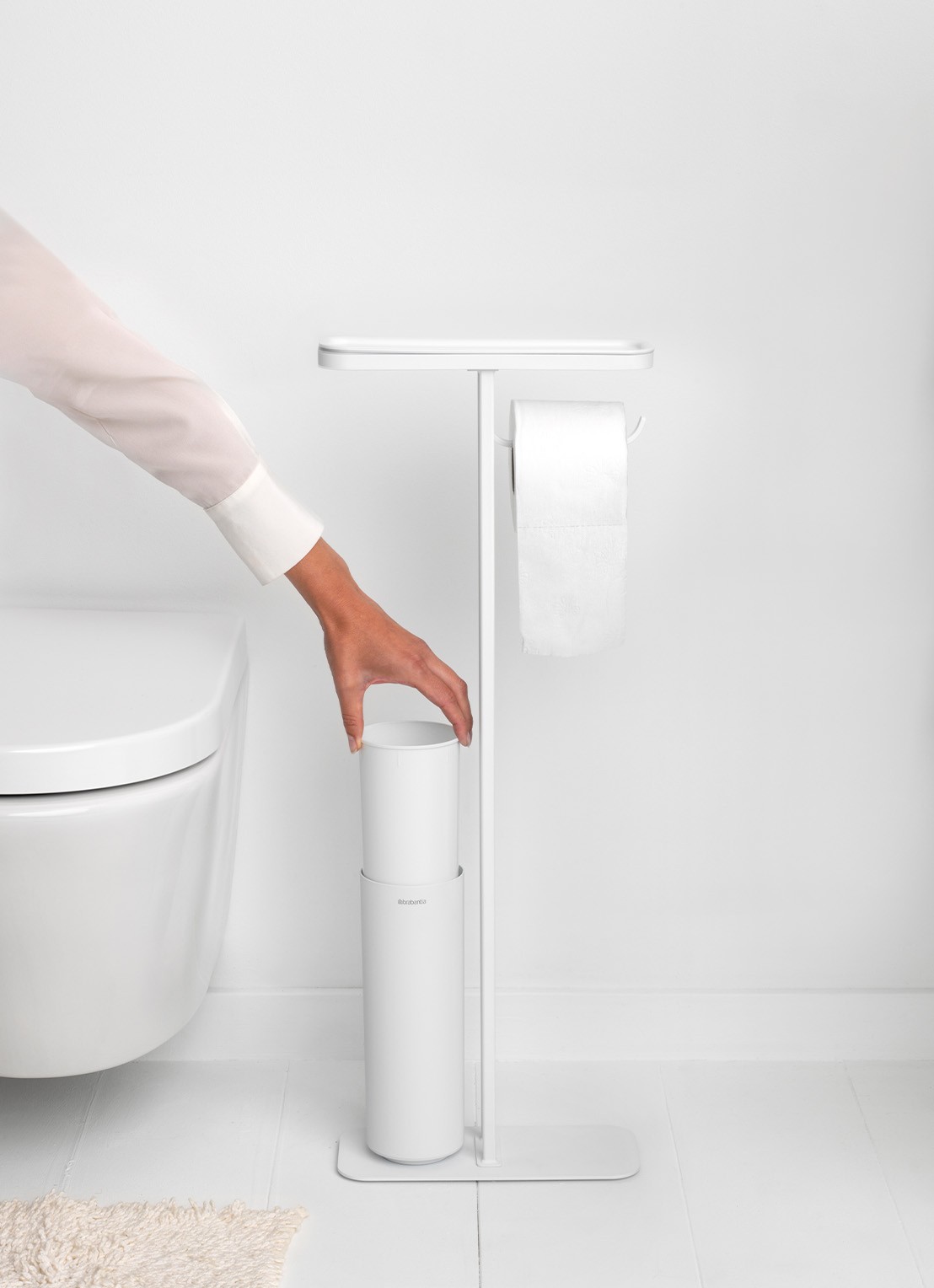 Brabantia MindSet toiletbutler - detail 7 wit