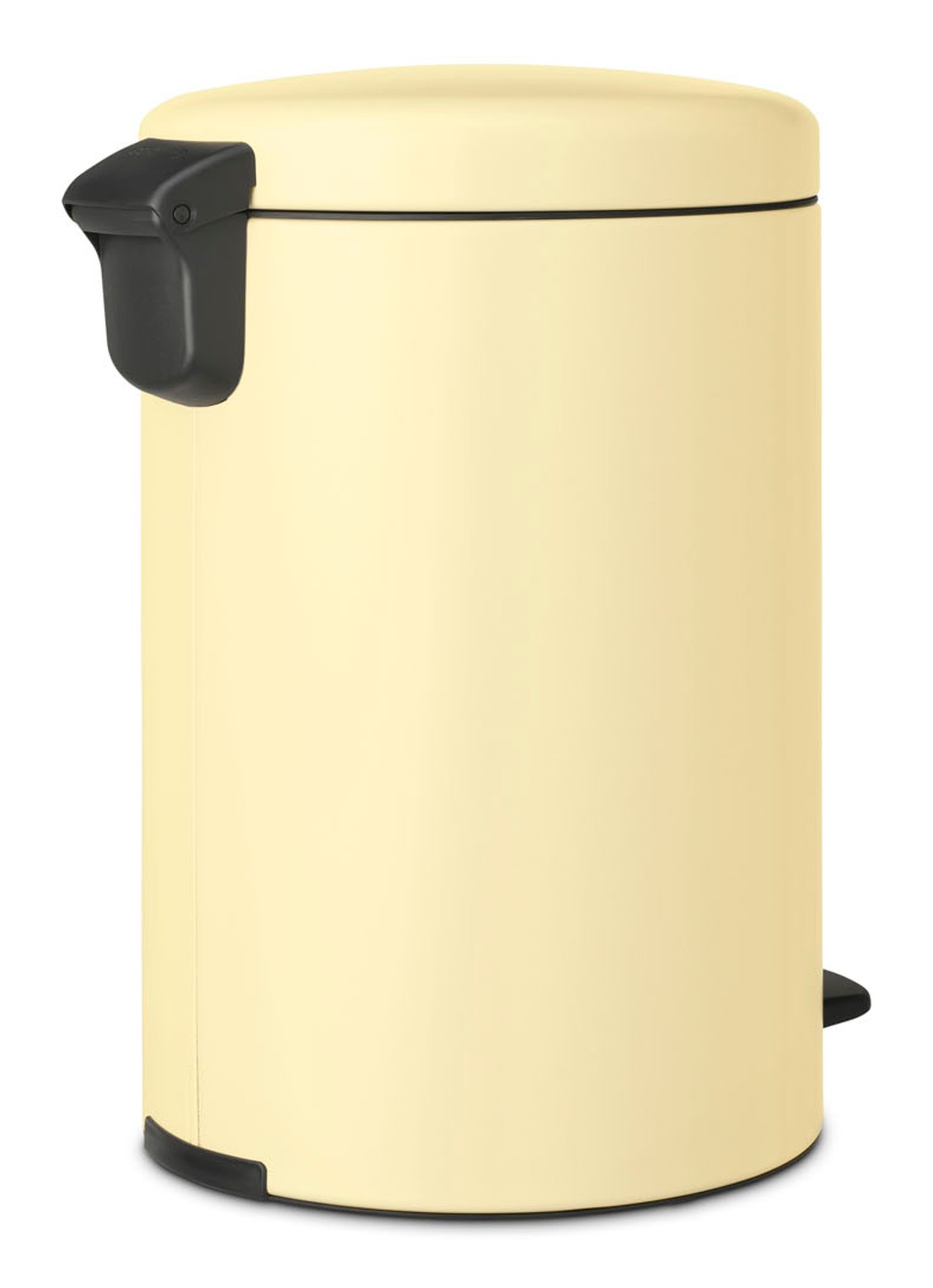 Brabantia NewIcon pedaalemmer 20 liter - achterkant lichtgeel