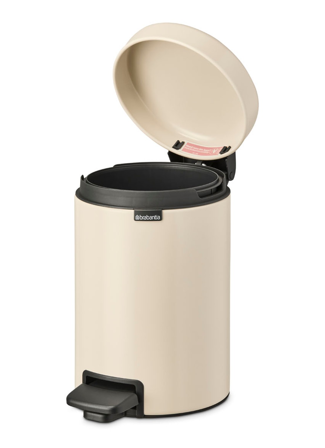 Brabantia NewIcon pedaalemmer 3 liter - detail 6 beige