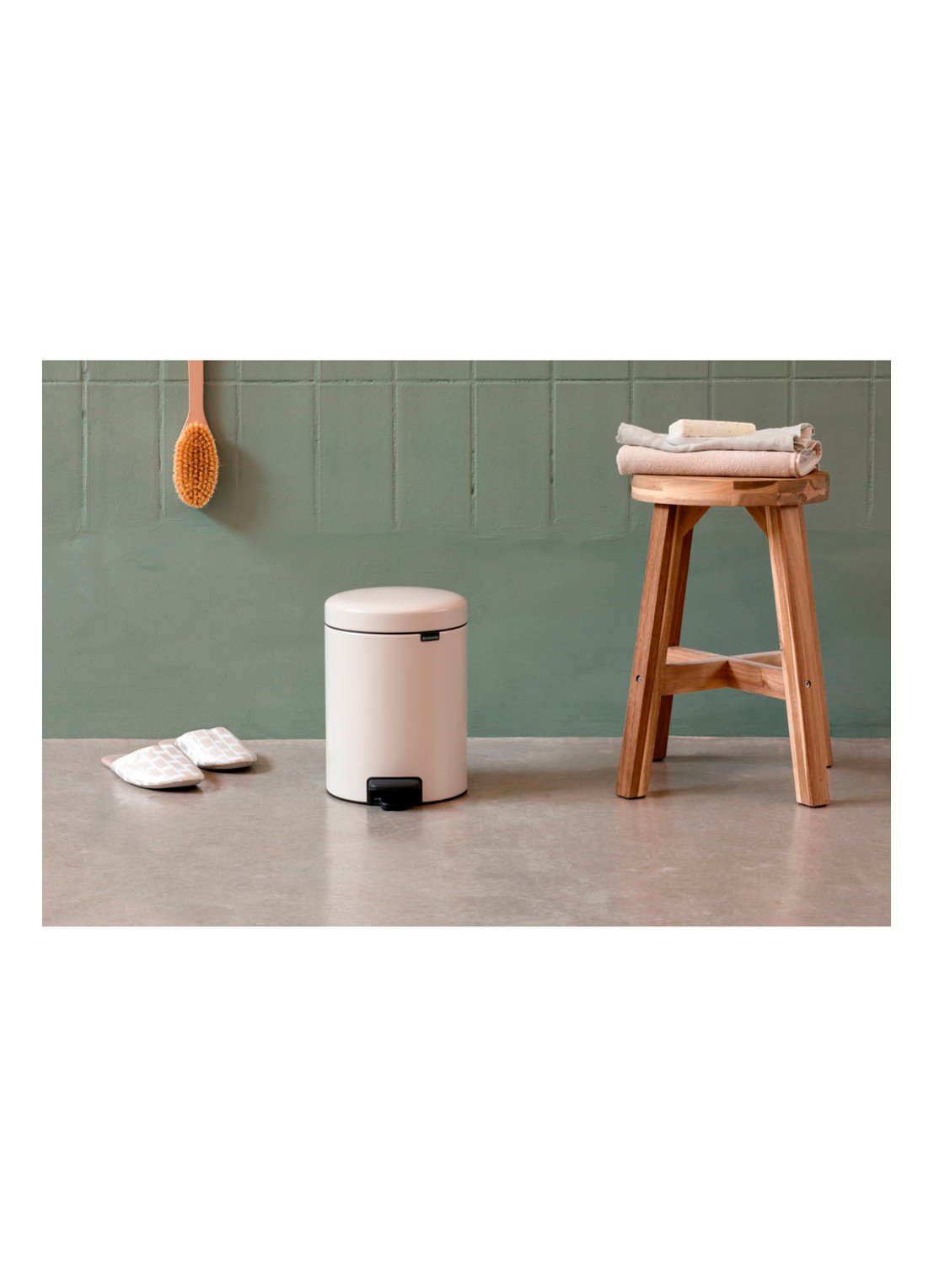 Brabantia NewIcon pedaalemmer 3 liter - detail 7 beige
