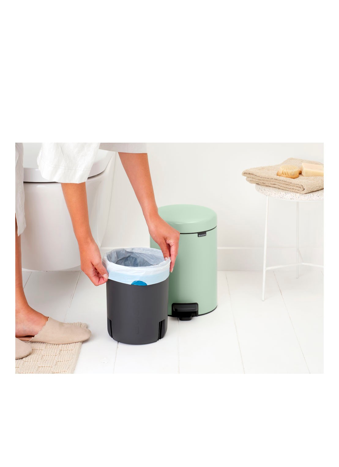 Brabantia NewIcon pedaalemmer 5 liter - detail 7 lindegroen