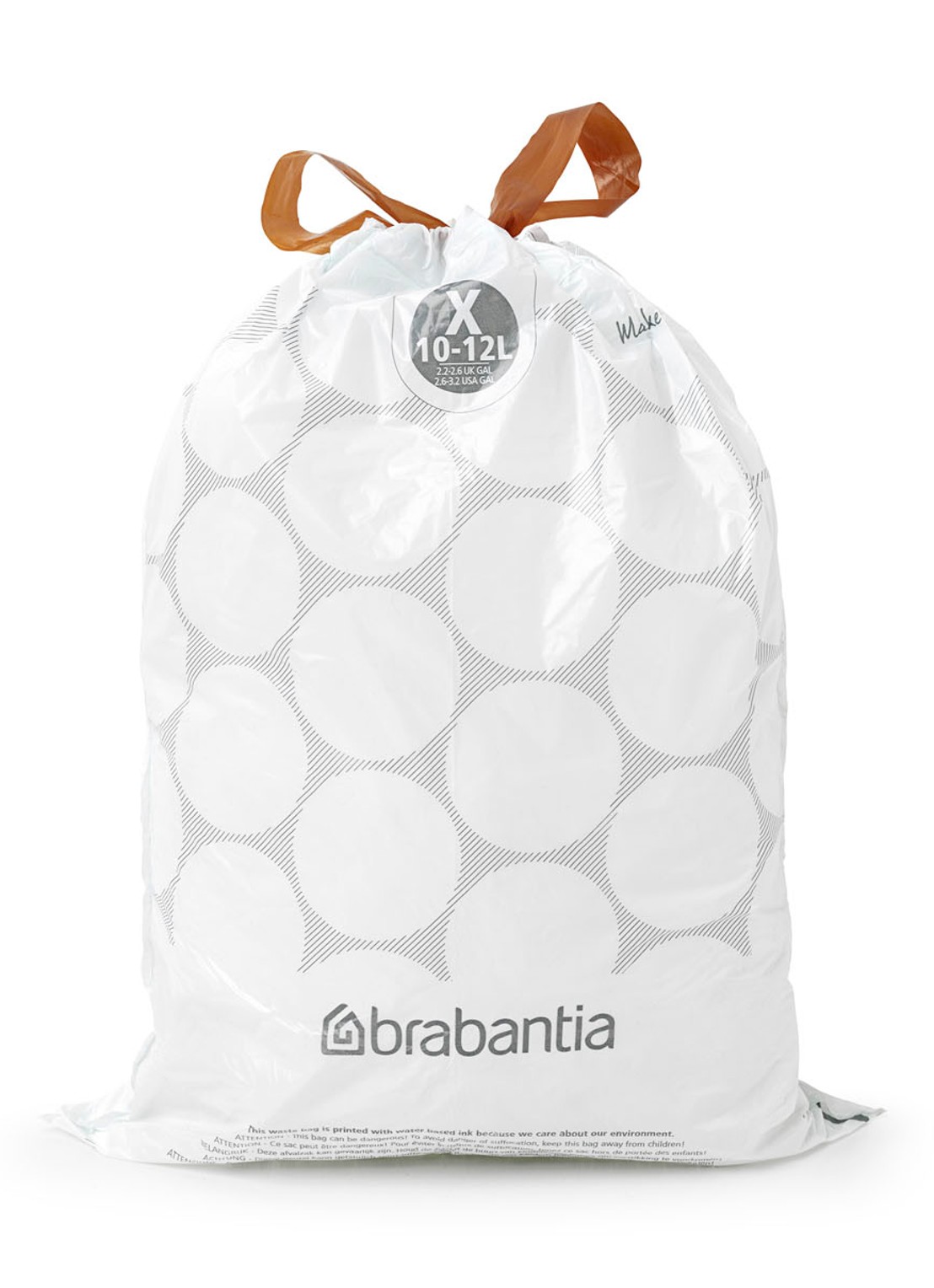 Brabantia Perfect Fit X 10-12L vuilniszak 200 stuks - detail 5 wit