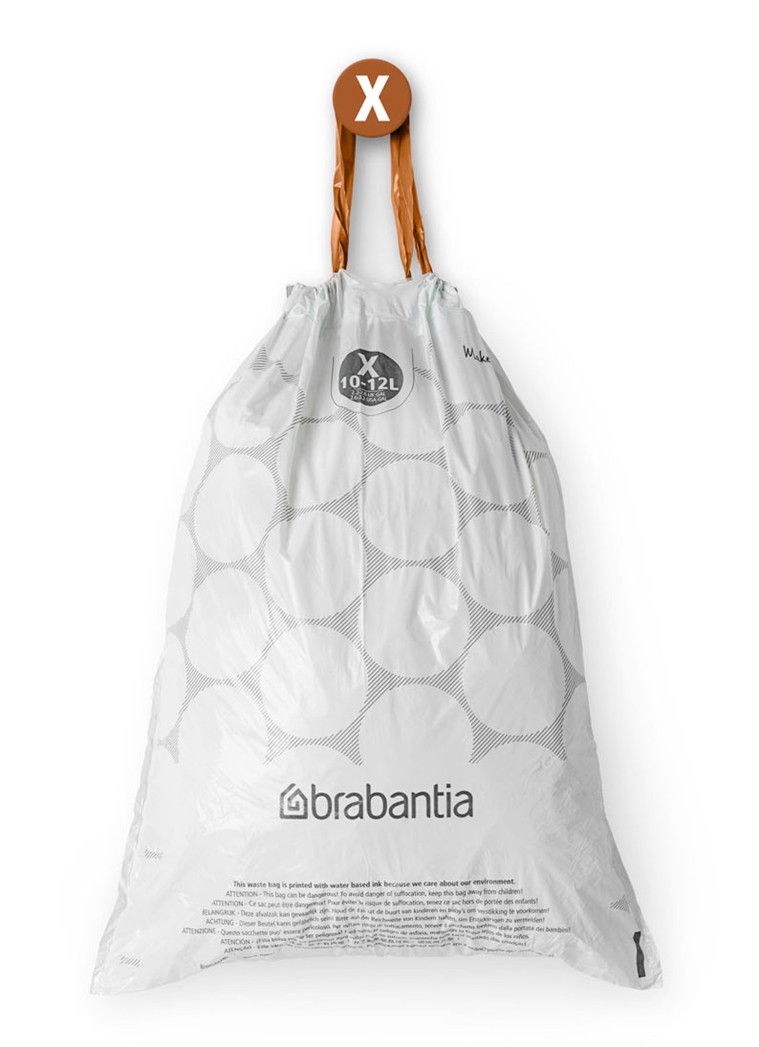 Brabantia Perfect Fit X 10-12L vuilniszak 200 stuks - detail 6 wit