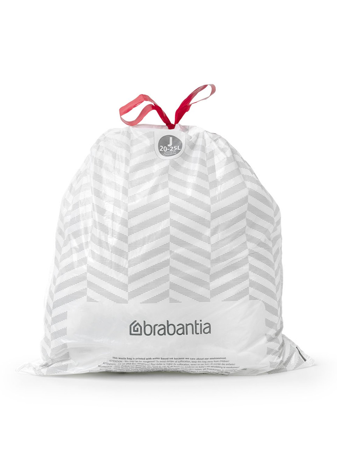 Brabantia PerfectFit vuilniszak code J 20 - 25 liter 6 x 20 stuks - detail 5 wit