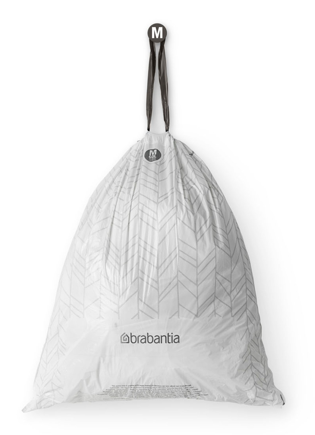 Brabantia  PerfectFit vuilniszak code M 60 liter 6 x 20 stuks - detail 6 wit